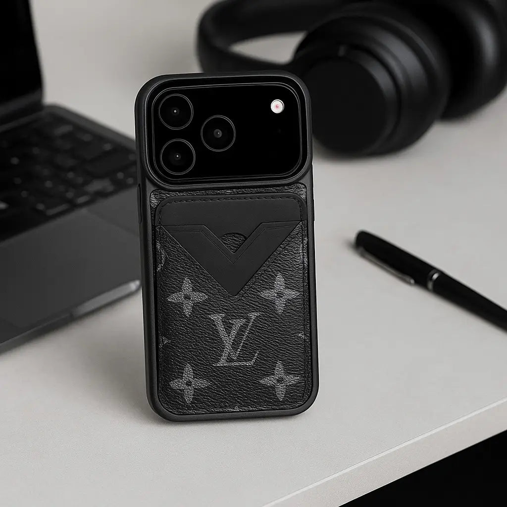 Luxe Louis Vuitton Leather Case For iPhone 17/ 16/ 15/ 14