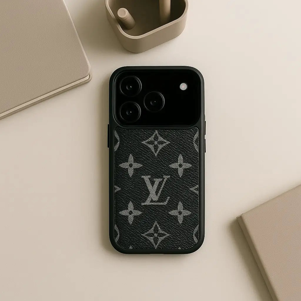 Luxe Louis Vuitton Leather Case For iPhone 17/ 16/ 15/ 14