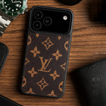 Luxe Louis Vuitton Leather Case For iPhone 12-18 Pro & Pro Max