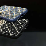 Prada Phone Case with Sparkling Rhinestones For iPhone 14-18 Pro & Pro Max
