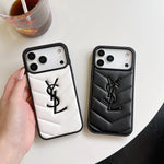 YSL Luxurious Leather Phone Case iPhone 17-12