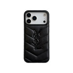 YSL Luxurious Leather Phone Case iPhone 17-12