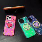 Louis Vuitton Colorful Heart Magnetic Holder For iPhone 17/ 16 / 15/ 14