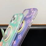 Louis Vuitton Colorful Heart Magnetic Holder For iPhone 13-18 Pro & Pro Max