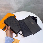 Luxury Louis Vuitton Monogram Shoulder Black Bag