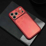 Frosted Lens-Protect Monogram Case For iPhone 13-17