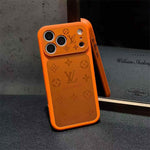 Frosted Lens-Protect Monogram Case For iPhone 13-17