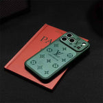 Frosted Lens-Protect Monogram Case For iPhone 13-17
