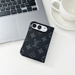 Luxury Lv Classic Leather Monogram Case for iPhone Duo