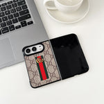 Classic Luxury GG Monogram Canvas Case for iPhone Duo