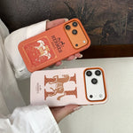 Premium Leather Phone Case For iPhone 13-17