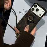 Luxury Leather Wallet Card Holder Phone Case For iPhone 12-17 Series