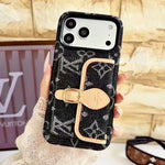 LV Monogram Luxury Case for iPhone 12-18 Pro & Pro Max