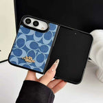 Classic CH Monogram Canvas Case for iPhone Duo