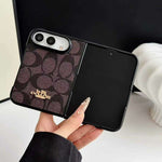 Classic CH Monogram Canvas Case for iPhone Duo