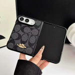 Classic CH Monogram Canvas Case for iPhone Duo
