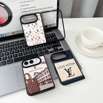 Classic LV Leather Case for iPhone Duo