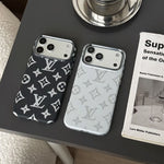 Luxury Monogram Pattern Phone Case For iPhone 14-18 Pro & Pro Max