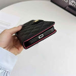 Premium Louis Vuitton Leather Wallet Leather Crossbody Bag Apple iPhone Case