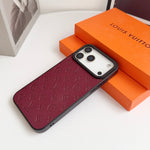 Lux Leather Phone Case For iPhone 12-17