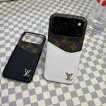 Leather Case with Card Holder for iPhone 12-18 Pro & Pro Max