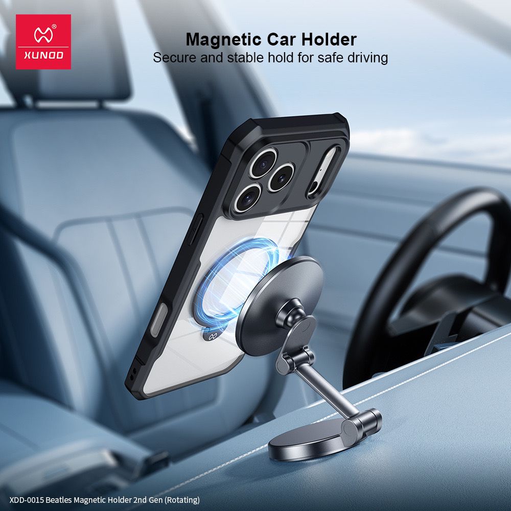 Magnetic Stand Case 360° Rotatable Holder Airbag Shockproof Cover For iPhone 17