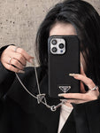 Leather Crossbody iPhone Prad Case