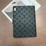 3D Embossed LV Canvas Monogram Holster Apple iPad Flip Cover With Stand Function