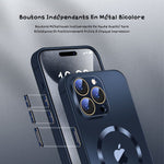 High-class Magnetic Case Lens Protection Film Aunty-Drop Frosted For Apple iPhone