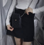 Luxury Genuine Leather Crossbody Phone Bag Elegant Tote Bag