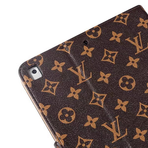 Luxury Louis Vuitton Canvas Monogram Leather Fresh Summer Theme Pattern Apple iPad case