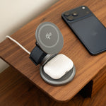 3-in-1 Foldable 25W Qi2 Magnetic Wireless Charging Station