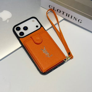 YSL Premium Case Card Holder For iPhone 17 - THEROXYMOB