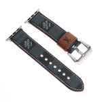 LV LEATHER MONOGRAM CANVAS APPLE WATCH STRAP