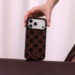 CLASSIC CELINE IPHONE CASE CLASSIC BROWN