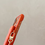 Chanel Genuine Leather Wallet Leather Crossbody Bag Phone Case For iPhone 17 / 16 / 15 / 14