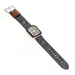 LEATHER CANVAS LUXURY APPLE WATCH STRAP