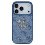 Guess 4G Metal Logo Back Cover For Apple iPhone 17 / 16 /15 /14