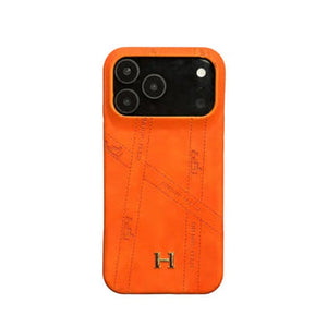 Hermes Luxury Leather Case For iPhone 12-17 – THEROXYMOB
