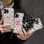 Embossed Chanel iPhone Case: Classic Luxury Design Roxy New 2