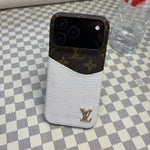 Leather Case with Card Holder for iPhone 12-18 Pro & Pro Max