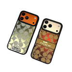 Coach Signature Monogram Fabric iPhone Case – Luxury Design Phone Cover