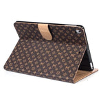 Luxury Louis Vuitton Canvas Monogram Leather Fresh Summer Theme Pattern Apple iPad case