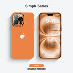 Luxury Frosted Case with Lens Tempered Glass Protection For iPhone 13 / 12 / 11