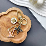 Luxury Inspired Monogram Bag Charm & Keychain