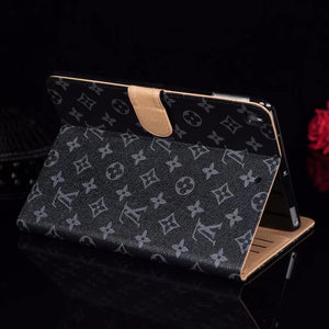 LV Elegant Monogram Canvas Flip Cover Apple iPad Protective Leather Case