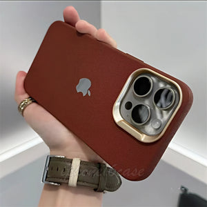 Luxury Leather Case For iPhone 16/ 15/ 14 With Magsafe