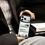 North Face Style Puffer Phone Case With Graphic