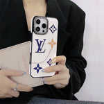 New LV leather Elegant Butterfly Totem Apple iPhone Cover