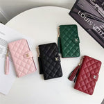 Premium Louis Vuitton Leather Wallet Leather Crossbody Bag Apple iPhone Case